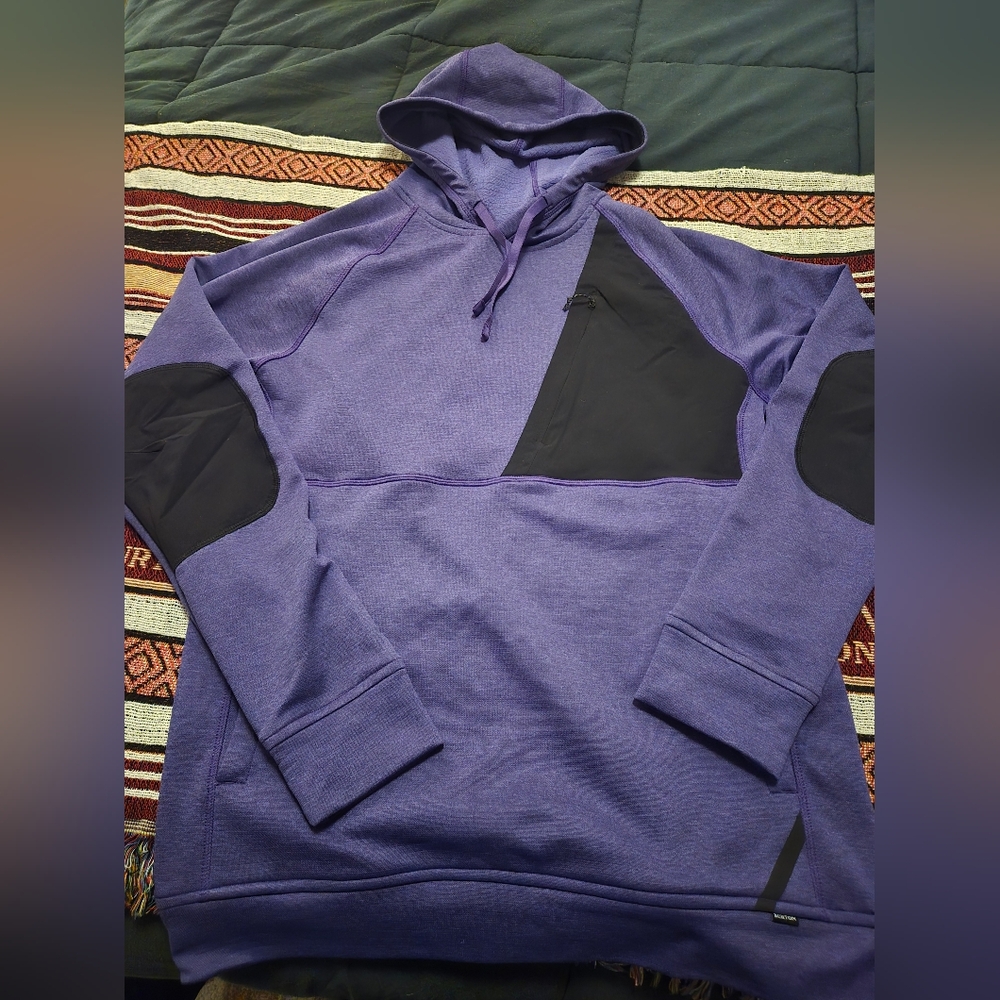 Burton Multipath Grid Pullover Fleece Hoodie Men's